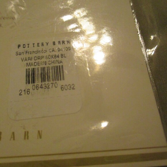 Pottery Barn Variegated Silk Stripe Drapes - Picture 5 of 7